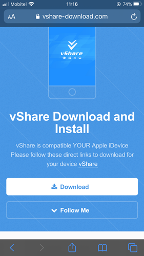 official vshare download page